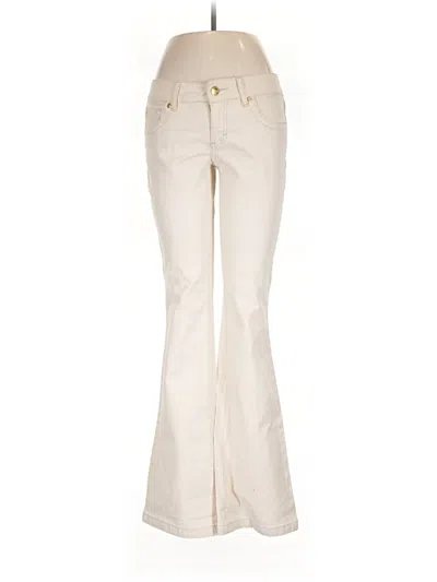 Pre-owned Joujou Jeans In Ivory