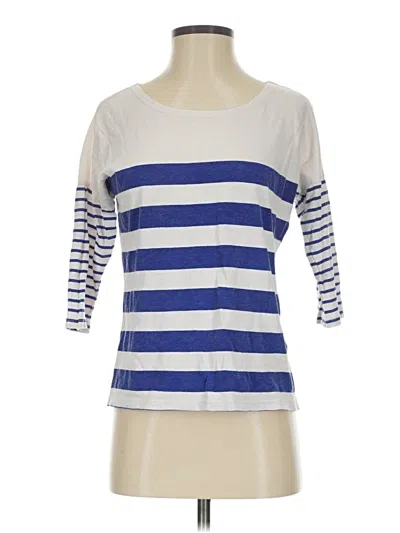 Pre-owned Joules 3/4 Sleeve T-shirt In Blue
