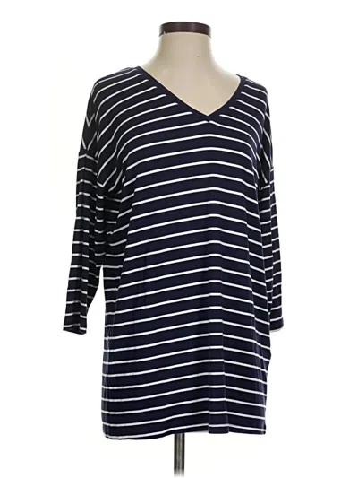 Pre-owned Joules 3/4 Sleeve T-shirt In Blue