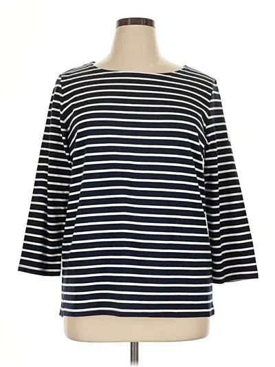 Pre-owned Joules 3/4 Sleeve T-shirt In Blue