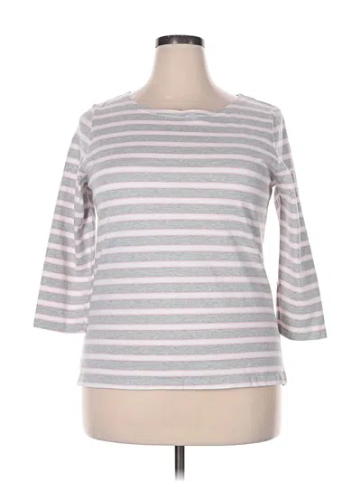 Pre-owned Joules 3/4 Sleeve T-shirt In Gray