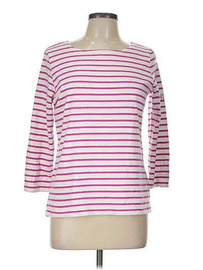 Pre-owned Joules 3/4 Sleeve T-shirt In Pink
