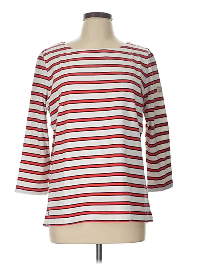 Pre-owned Joules 3/4 Sleeve T-shirt In Red