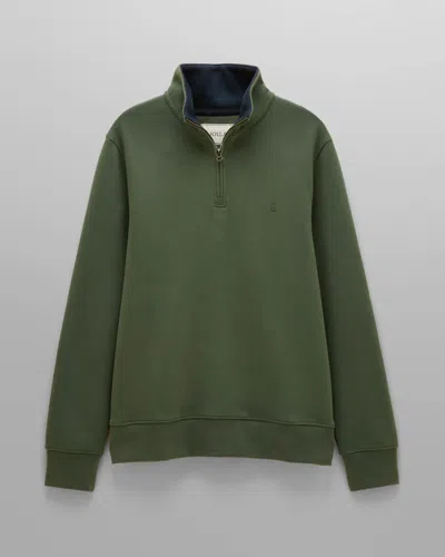Joules Alistair Mens 1/4 Zip Sweatshirt In Green