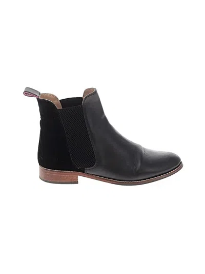 Pre-owned Joules Ankle Boots In Black