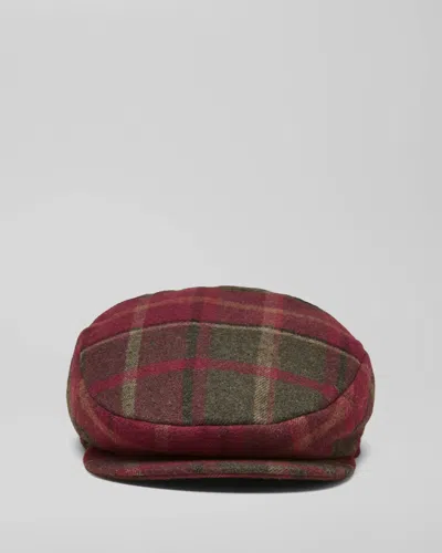 Joules Ashby Womens Tweed Hat In Berry Tweed