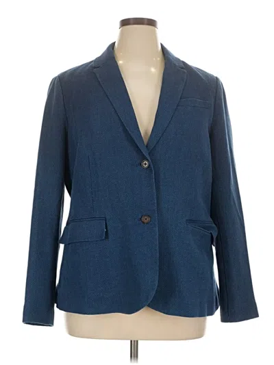 Pre-owned Joules Blazer Jacket In Blue