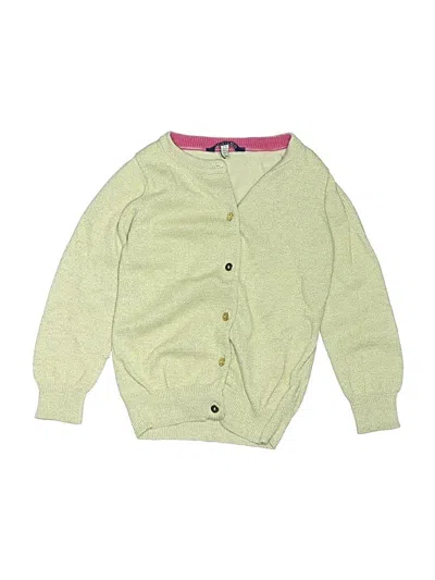 Pre-owned Joules Kids' Cardigan Sweater In Green