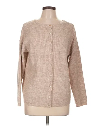 Pre-owned Joules Cardigan Sweater In Tan