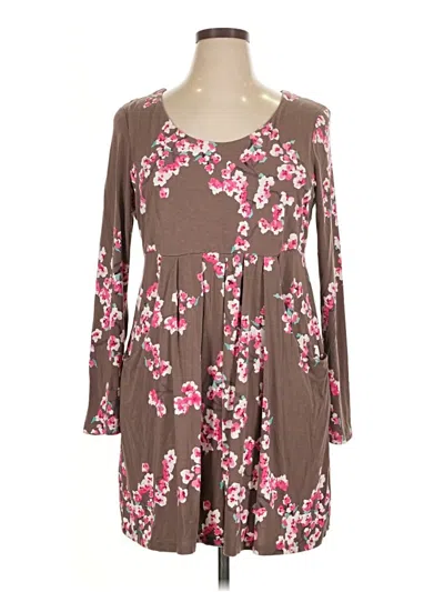 Pre-owned Joules Casual Dress In Brown
