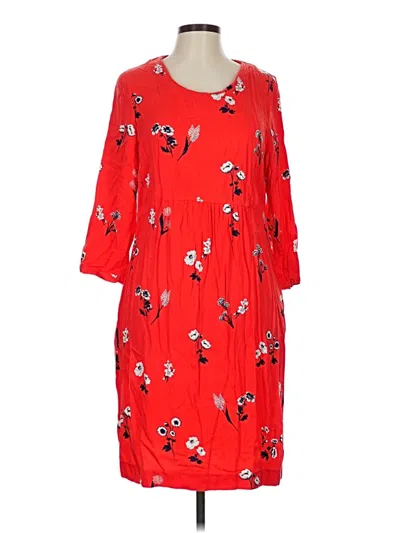 Pre-owned Joules Casual Dress In Red