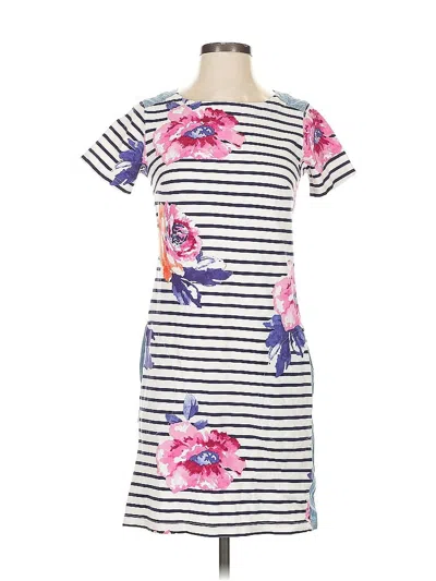 Pre-owned Joules Casual Dress In White