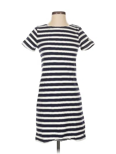 Pre-owned Joules Casual Dress In White
