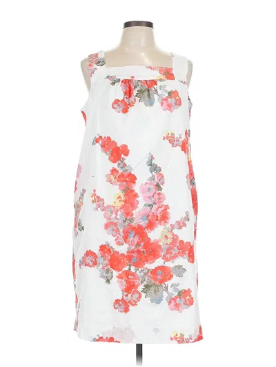 Pre-owned Joules Casual Dress In White