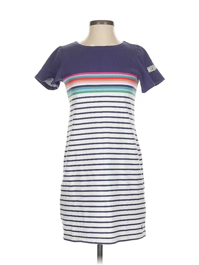 Pre-owned Joules Casual Dress In White