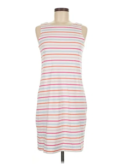 Pre-owned Joules Casual Dress In White