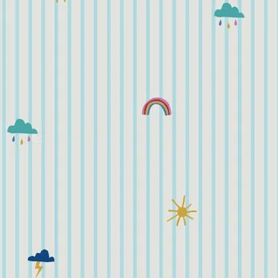 Joules Children's  Striped Double Roll In Blue