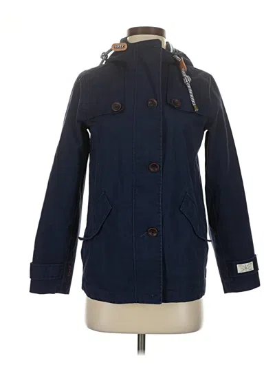 Pre-owned Joules Coat In Blue