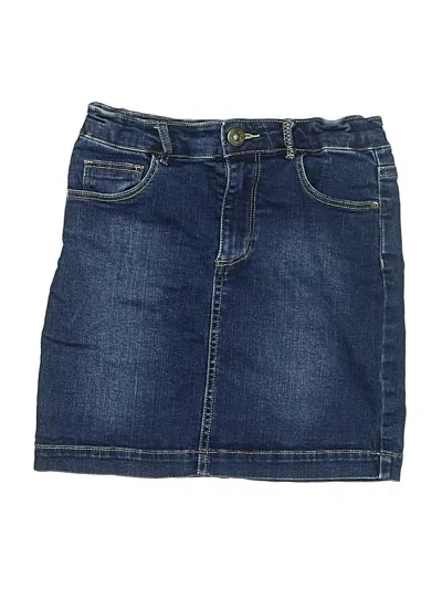 Pre-owned Joules Kids' Denim Skirt In Blue