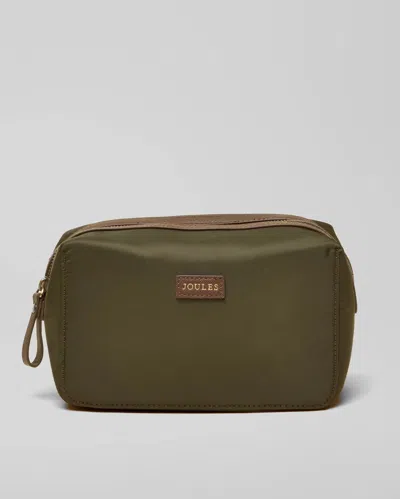 Joules Edie Womens Cosmetic Bag In Green