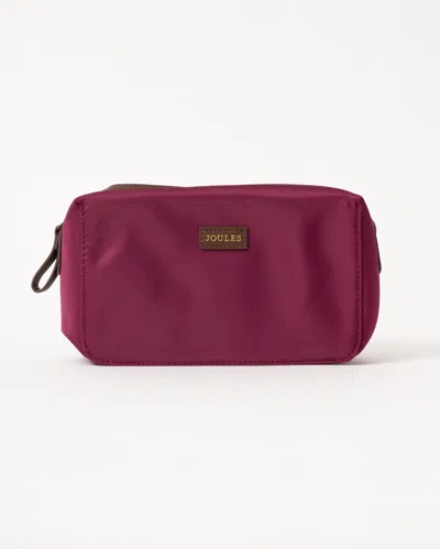 Joules Edie Womens Cosmetic Bag In Red