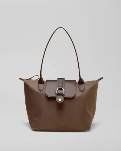 Joules Edie Womens Nylon Tote Bag In Mocha