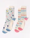Joules Everyday 2 Pack Womens Socks