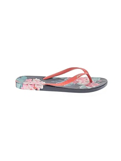 Pre-owned Joules Flip Flops In Pink