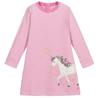 Joules Babies' Girls Pink Striped Dress