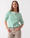 Joules Harbour Womens Broad Stripe Breton Top