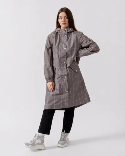 Joules Holkham Womens Packable Printed Raincoat