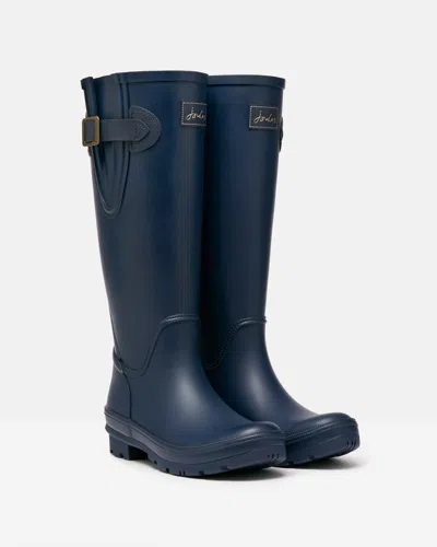 Joules Houghton Womens Adjustable Tall Wellies In Blue