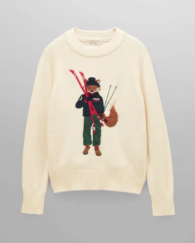 Joules Jonty Ski Womens Jumper In Cream