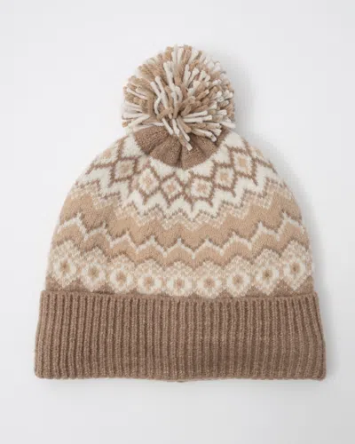 Joules Kara Womens Bobble Hat In Neutral