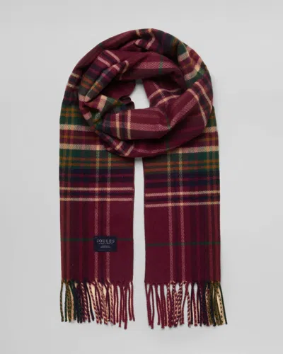 Joules Langtree Scarf In Red