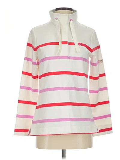 Pre-owned Joules Long Sleeve Blouse In Ivory