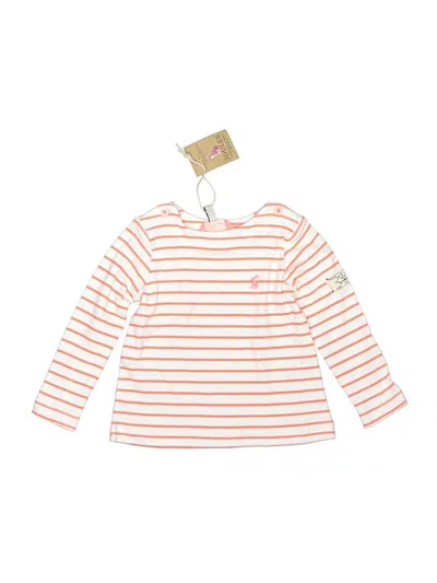 Pre-owned Joules Babies' Long Sleeve T-shirt In Orange