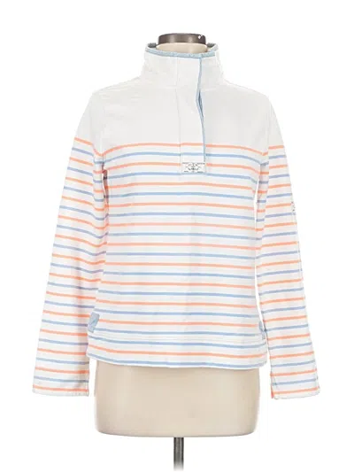 Pre-owned Joules Long Sleeve Top White Turtleneck Tops