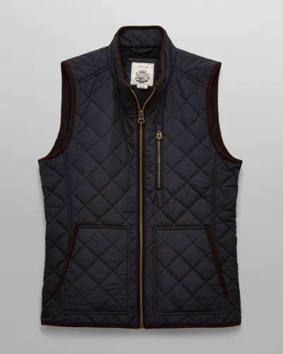 Joules Maynard Mens Quilted Gilet In Navy