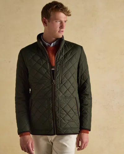 Joules Maynard Mens Quilted Jacket In Green