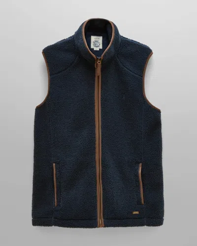 Joules Mens Heritage Borg Gilet In Navy