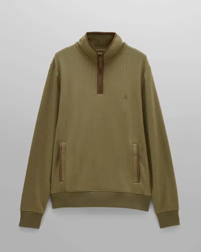 Joules Mens Heritage Sweat 1/4 Zip In Green