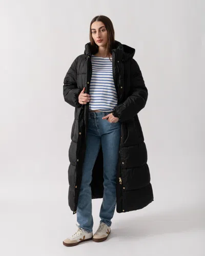 Joules Pitchside Womens Long Padded Jacket In Nude