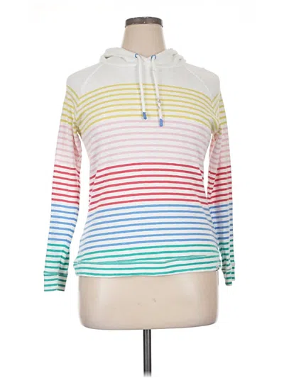Pre-owned Joules Pullover Hoodie In White
