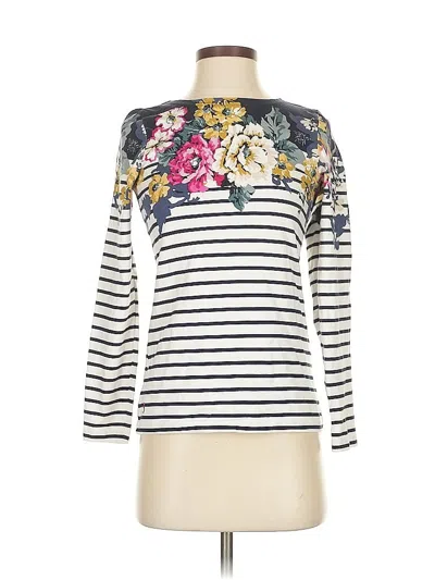 Pre-owned Joules Pullover Sweater In White