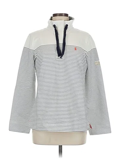 Pre-owned Joules Pullover Sweater In White