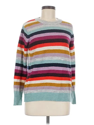 Pre-owned Joules Pullover Sweater In White