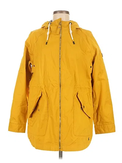 Pre-owned Joules Raincoat In Yellow