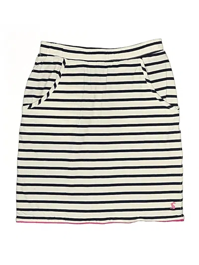 Pre-owned Joules Kids' Skirt In White