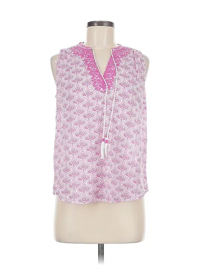 Pre-owned Joules Sleeveless Blouse In Pink